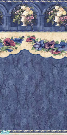 Sims 2 — wall blue by manuela55 — 