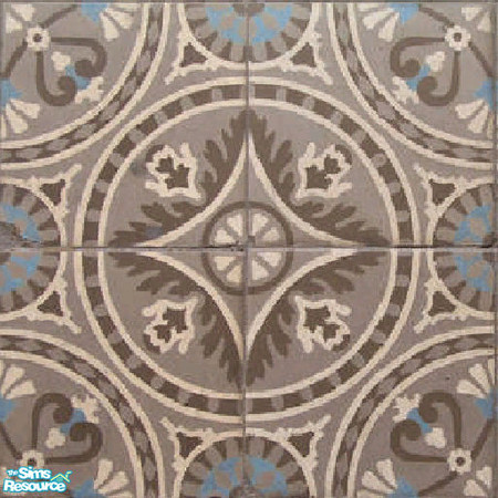 Sims 2 — Ornate Floor2 by jenny_dunagan — Beautiful ornate tiled floor