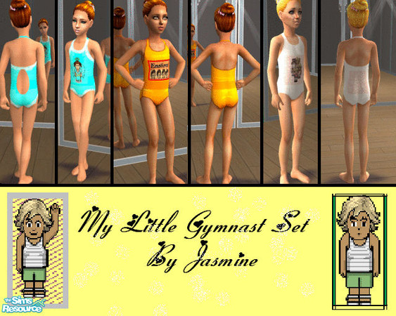 Sims 2 — My Little Gymnast Set by Jasmine206 — 