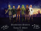 Sims 4 — Sanderson Sisters Long Shirt - Mesh needed by Kykysim — MESH NEEDED -Hocus Pocus Best Characters Inspired Design