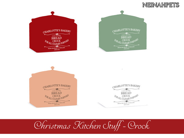 Sims 4 — Enter title here... by neinahpets — A dutch oven crock in 4 Colors.