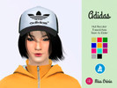 Sims 4 — ADIDAS | Outdoor Retreat Hat Recolor by misserinia89 — I make this recolor of Outdoor Retreat's hat with Adidas