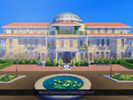 Sims 4 — 021219 Palazzo della Marino noCC by Volvenom — Massive palace with 92 rooms, 8 single beds and 7 double, In