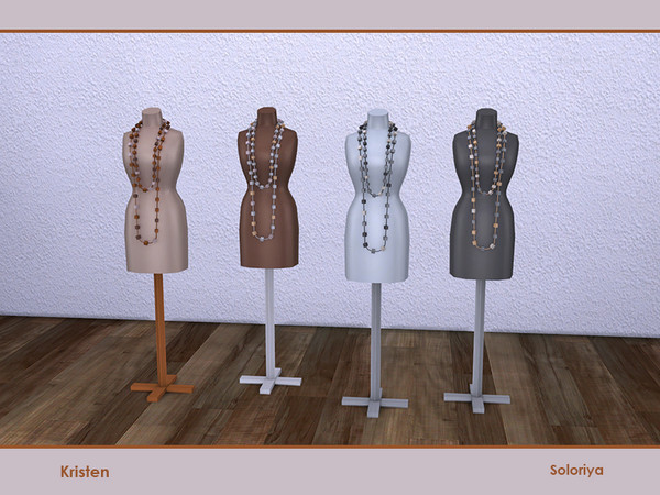 Sims 4 — Kristen, part 2. Mannequin with Beads by soloriya — Mannequin with beads. Part of Kristen, part 2 set. 4 color