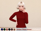 Sims 4 — Sweater 'Winter Dream' by Lightness2 — It's my first creation. Hope you like it! This sweater has 7 colors. 
