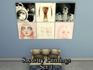 Sims 4 — Saccstry Paintings Set by PhoenixTsukino — Set of paintings featuring artwork by Saccstry. Includes: Celestial