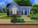 Sims 4 — Starter Home - 3 Turnip Street (No CC) by vikixc2 — This is a starter home ideal for 1-2 Sims. 