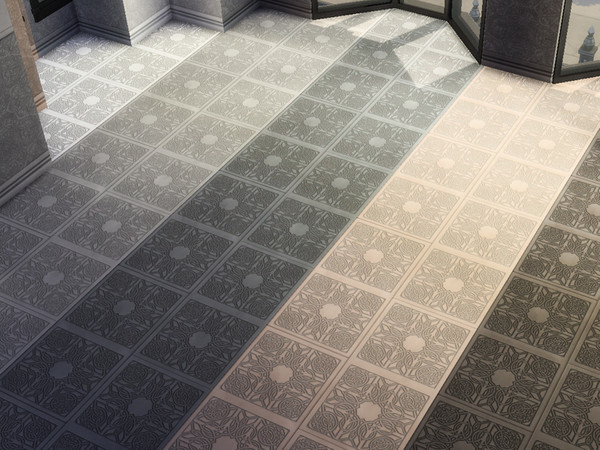 Sims 4 — Large Slate Floor Tiles Variation by Collevista — Slate Tiles Variation by Collevista