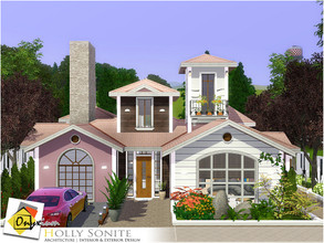 Sims 3 — Holly Sonite by Onyxium — On the first floor: Living Room | Dining Room | Kitchen | Bathroom | Adult Bedroom |
