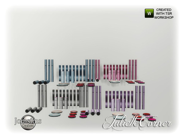 Sims 4 — Juliette corner make up set by jomsims — Juliette corner make up set