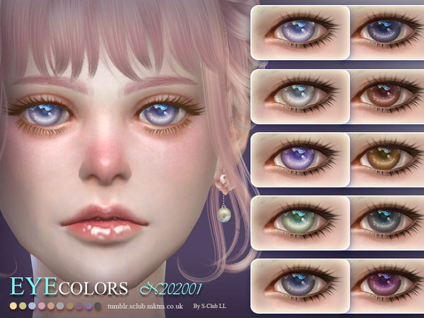 Sims 4 — S-Club LL ts4 Eyecolors 202001 by S-Club — Eyecolors, 13 swatches, hope you like, thank you.