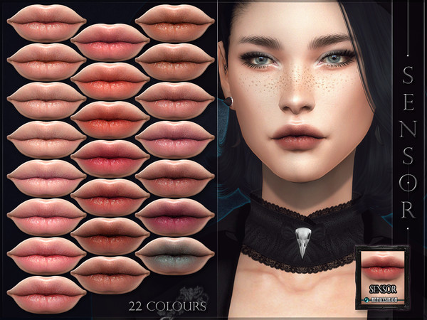 Sims 4 — Sensor Lipstick by RemusSirion — Since TSR removed me from their Artist program on 30th of August 2024, this