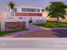Sims 4 — Luxury House by In_Sims — A large and luxurious three-storey house in a modern style. Include: -Living room,