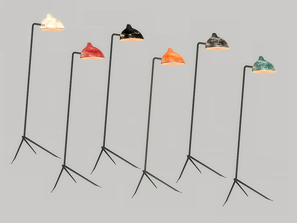 Sims 4 — Bedroom Amola - Floor Lamp by ung999 — Bedroom Amola - Floor Lamp Color Options : 6