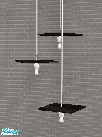 Sims 2 — TC 70 Black Silk lamp by H3wwy — Texture challenge 70, a classy modern room to please your metropolitan Sims