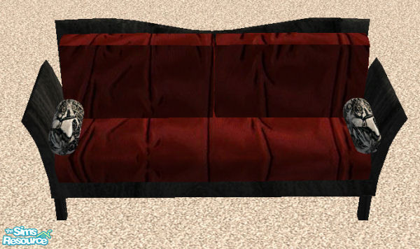 Sims 2 — TC 70 Living Room - Loveseat by jennikj — This is a recolor using Texture Challenge 70