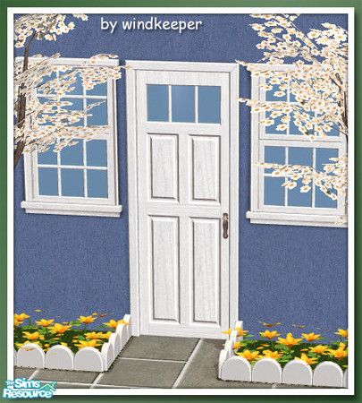 Sims 2 — Long Island Door 2 by Windkeeper — Linked to Long Island Door for colors. Requires that file to work.