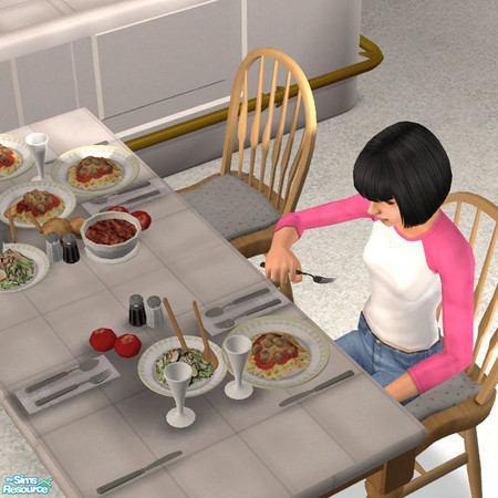 Sims 2 — The Spread 3 MESH by DOT — The Spread 3 MESH JRon Table Clutter. Sims 2 by DOT of The Sims Resource.