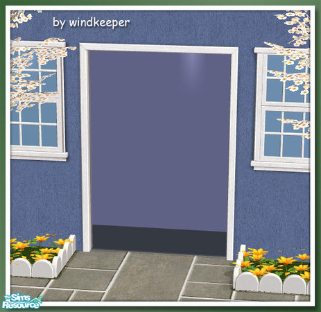 Sims 2 — Long Island Double Arch diag by Windkeeper — Diagonal version of Long Island Double Arch from this set. Requires