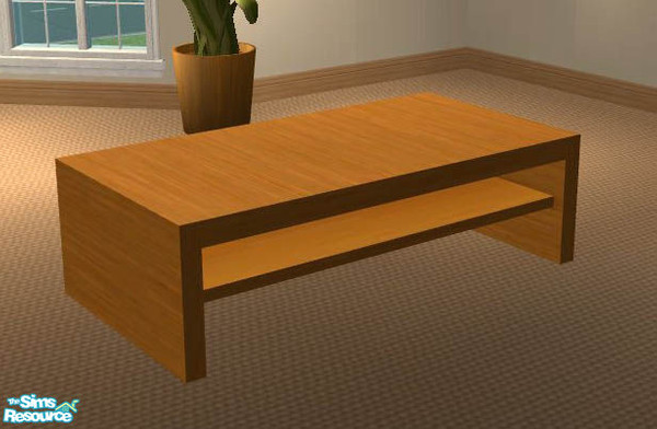 Sims 2 — Marisse Living Room - Coffee Table by Benny Boy — A lighter version of sim_man123's Marisse coffee table.