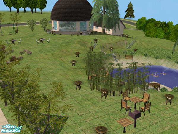 Sims 2 — White Lake Park by JKLaws1Sim — Park that (hopefully) has everything your Sim desires. Picnic areas, woodland