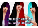Sims 4 — LeahLillith's Moiira Hair Recolor (Half&Half) by bobasimmer — LeahLillith's Moiira Hair Recolor