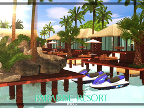 Sims 3 — Paradise Resort by perolasims — Paradise resort for your Sims to have fun during the summer or on vacation. It