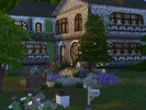Sims 4 — Spellcaster's den (no cc) by Nastyapricot — Classic looking, cosy house hidden in the woods. Perfect hideout for