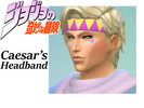 Sims 4 — JoJo's Bizarre Adv - Caesar Zeppeli's Headband - Mesh needed by adamse7 — This is for all you JoJo fans out