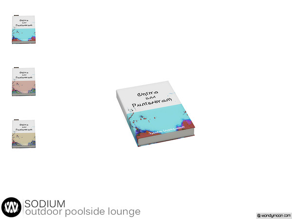 Sims 4 — Sodium Book by wondymoon — - Sodium Outdoor Poolside Lounge - Book - Wondymoon|TSR - Creations'2020