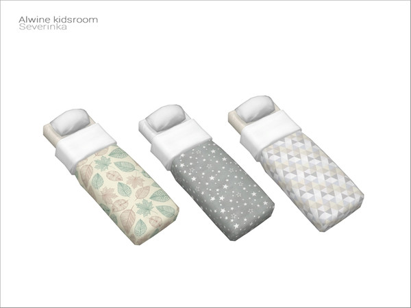 Sims 4 — [Alwine kidsroom] single bed matress upper by Severinka_ — Matress for for the upper level of the frame From the