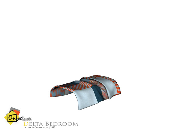 Sims 4 — Delta Bed Blanket With Messy by Onyxium — Onyxium@TSR Design Workshop Bedroom Collection | Belong To The 2020