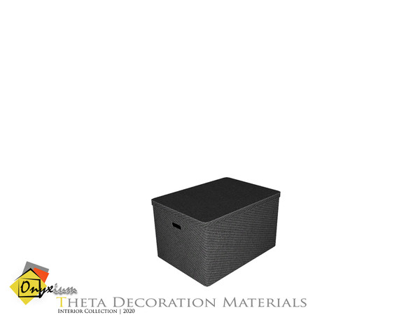 Sims 4 — Theta Storage Box by Onyxium — Onyxium@TSR Design Workshop Decorative Collection | Belong To The 2020 Year