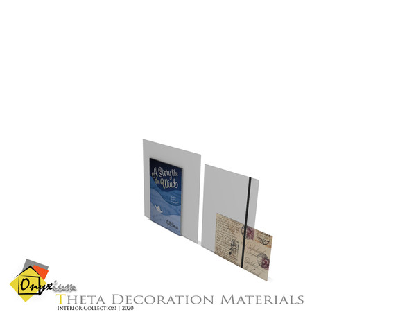 Sims 4 — Theta Storybook, Postcard And Papers by Onyxium — Onyxium@TSR Design Workshop Decorative Collection | Belong To