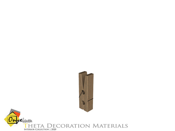 Sims 4 — Theta Decorative Clothes Peg by Onyxium — Onyxium@TSR Design Workshop Decorative Collection | Belong To The 2020