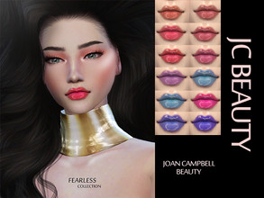 Sims 4 — Fearless Collection LipGloss by Joan_Campbell_Beauty_ — Extreme glossy lipgloss with nudes and fun colors. I