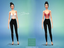 Sims 4 — Bralet by Mono_Pixel_Studio — Bralet 10 color options more options on my blog:
