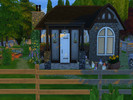 Sims 4 — Micro Cottage by vikixc2 — This is a Micro Home! It is a cozy, stone built cottage, with wood adornings. It has