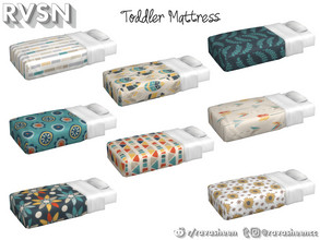 Sims 4 — That's What She Bed - Toddler Mattress RC by RAVASHEEN — Give your simmie the most comfortable, revitalizing