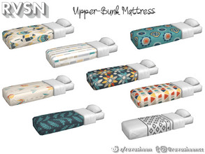 Sims 4 — That's What She Bed - Upper Bunk Mattress RC by RAVASHEEN — Give your simmie the most comfortable, revitalizing