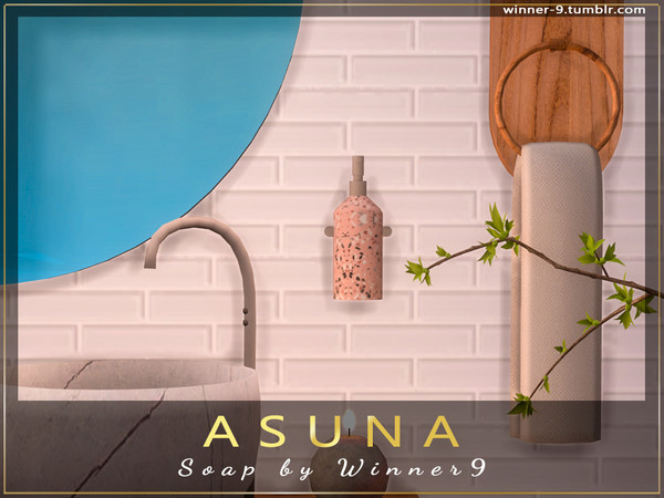 Sims 4 — Asuna Soap by Winner9 — Soap from my bathroom set Asuna, you can find it easy in your game by typing Winner9 or