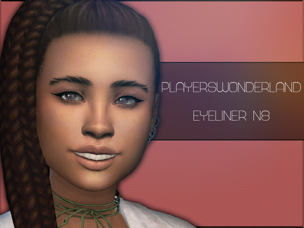 Sims 4 — Eyeliner N8 by PlayersWonderland — _HQ _Handdrawn _Custom thumbnail