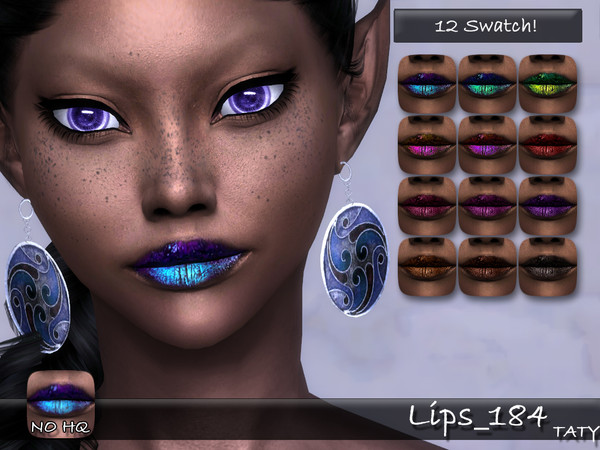 Sims 4 — [Ts4]Taty_Lips_184 by tatygagg — - Female, Male - Human, Alien - Teen to Elder - Hq Compatible
