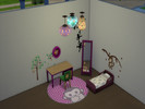 Sims 4 — Monkey kidsroom-REQUIRES KIDS ROOM STUFF PACK by Surrose — A set of creations with monkey decor for a kids room