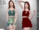 Sims 4 — LF - Top and Skirt by lyta_br — Beautiful top and skirt set. 5 colors. I hope you have fun, and if you have