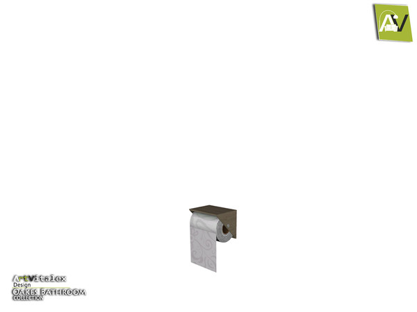 Sims 4 — Oakes Toilet Paper Holder by ArtVitalex — - Oakes Toilet Paper Holder - ArtVitalex@TSR, Feb 2020