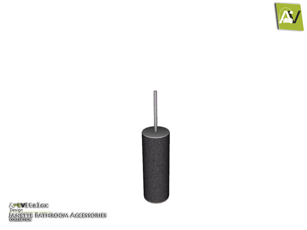Sims 4 — Janette Toilet Brush by ArtVitalex — - Janette Toilet Brush - ArtVitalex@TSR, Feb 2020