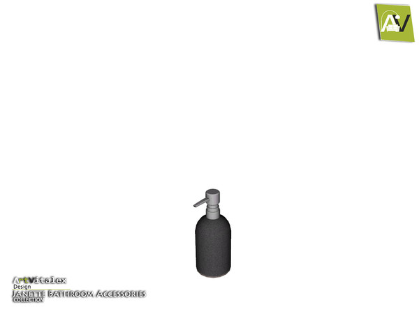Sims 4 — Janette Soap Dispenser by ArtVitalex — - Janette Soap Dispenser - ArtVitalex@TSR, Feb 2020