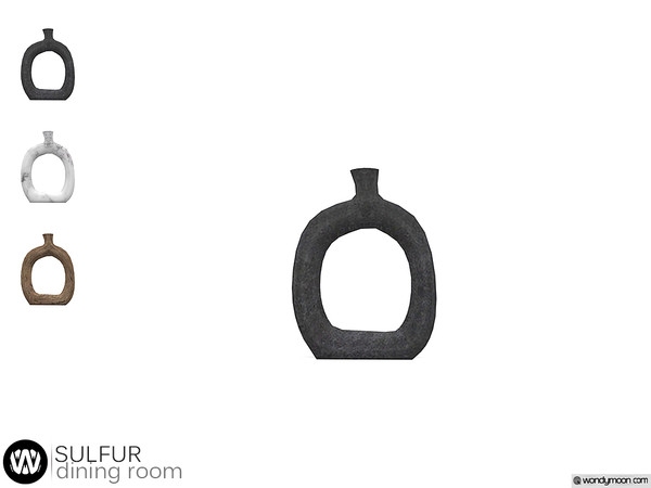 Sims 4 — Sulfur Vase by wondymoon — - Sulfur Dining Room - Vase - Wondymoon|TSR - Creations'2020