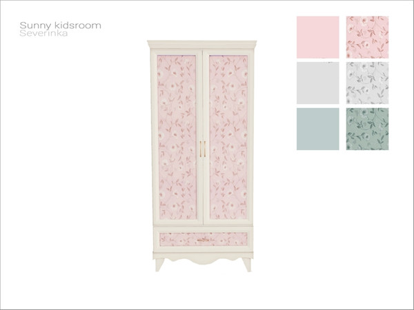 Sims 4 — [Sunny kidsroom] - wardrobe by Severinka_ — Wardrobe (dresser) From the set 'Sunny kidsroom furniture' Build /